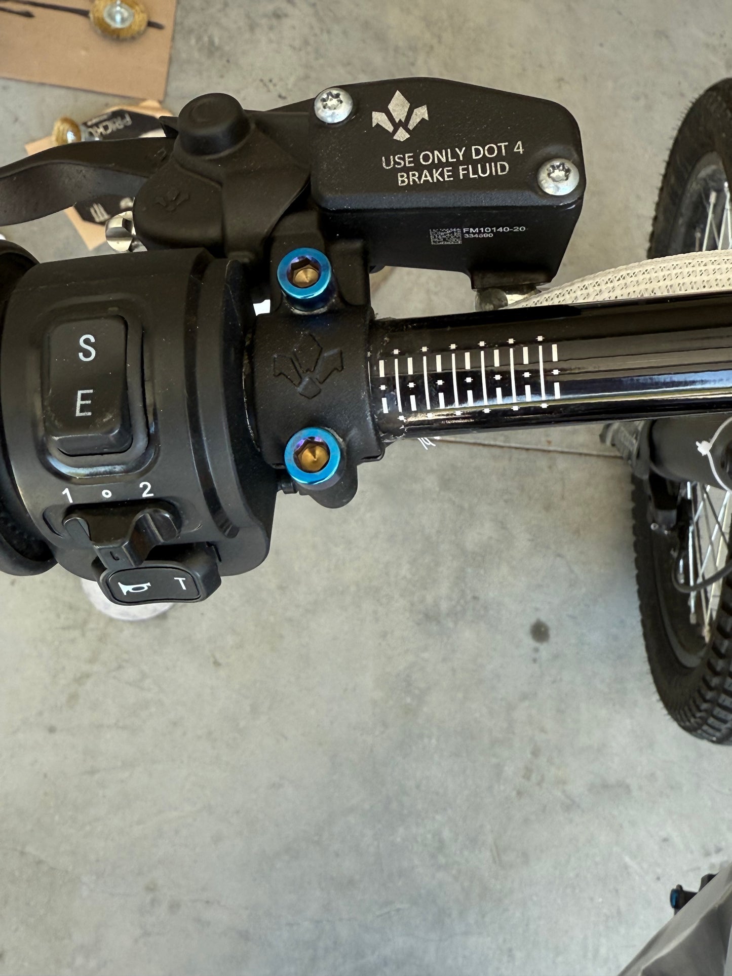 Formula hand brake titanium