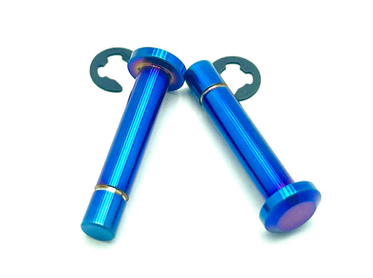 Titanium foot peg pins